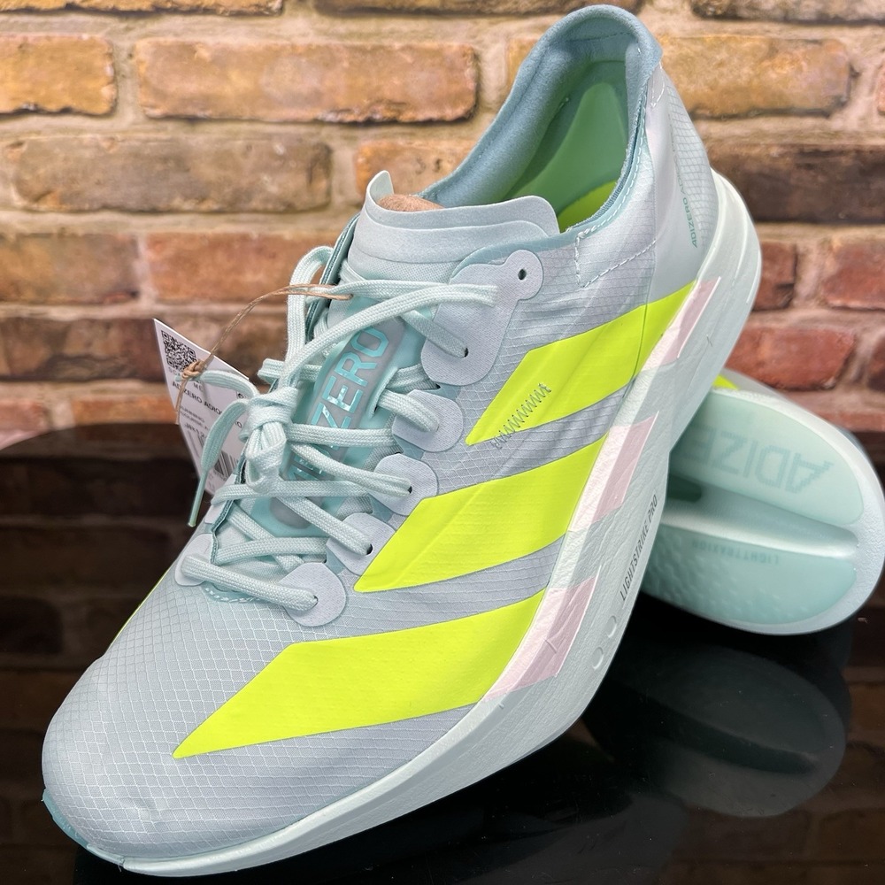 Adidas Adios Pro 4 Women's 11 Fits Mens Size 10 Lucid Lemon Running Shoes New